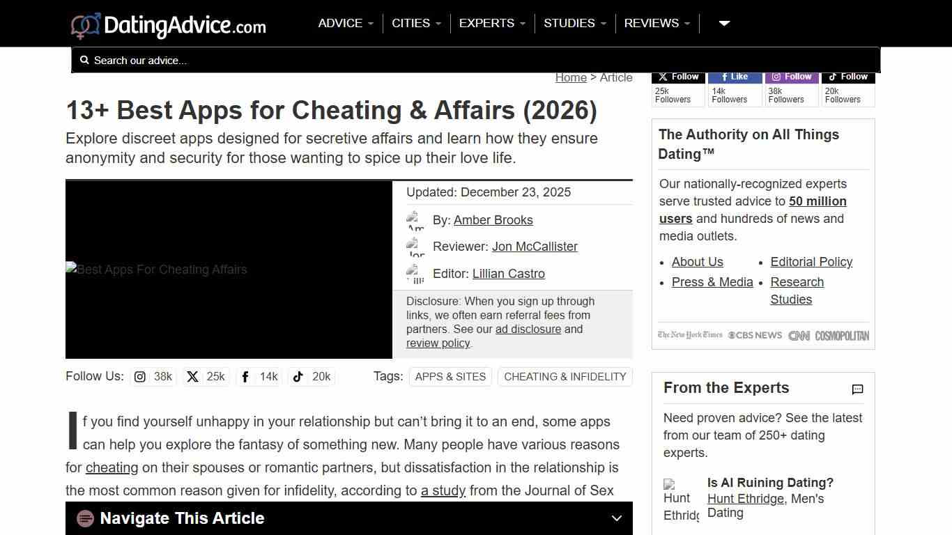 13+ Best Apps for Cheating & Affairs (2026)